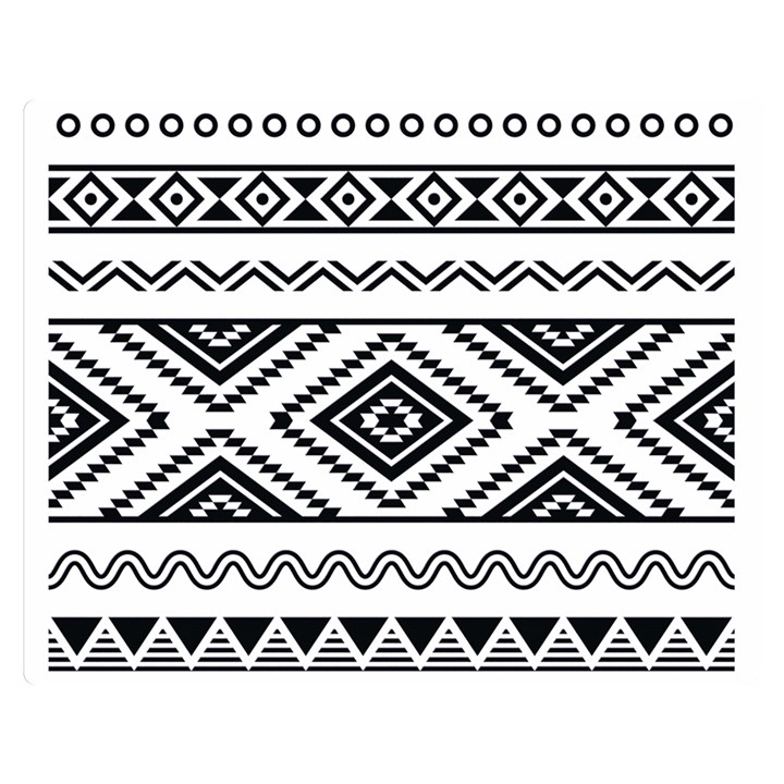 Aztec Pattern Double Sided Flano Blanket (Medium) 