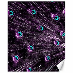 Bird Color Purple Passion Peacock Beautiful Canvas 16  X 20   by Amaryn4rt