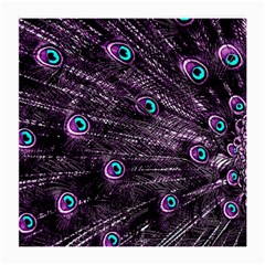 Bird Color Purple Passion Peacock Beautiful Medium Glasses Cloth by Amaryn4rt