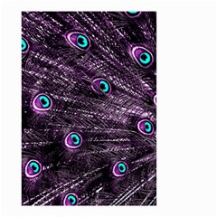 Bird Color Purple Passion Peacock Beautiful Small Garden Flag (two Sides) by Amaryn4rt