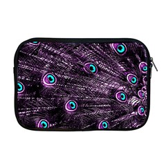 Bird Color Purple Passion Peacock Beautiful Apple Macbook Pro 17  Zipper Case