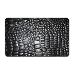 Black Alligator Leather Magnet (rectangular) by Amaryn4rt