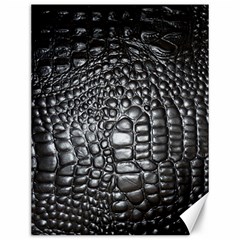 Black Alligator Leather Canvas 12  X 16  