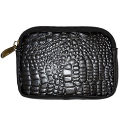 Black Alligator Leather Digital Camera Cases by Amaryn4rt