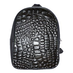 Black Alligator Leather School Bags (xl)  by Amaryn4rt