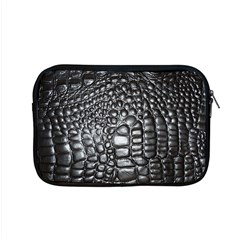 Black Alligator Leather Apple Macbook Pro 15  Zipper Case