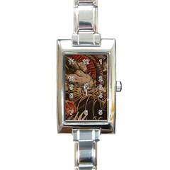 Chinese Dragon Rectangle Italian Charm Watch by Amaryn4rt