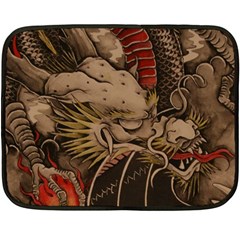 Chinese Dragon Fleece Blanket (mini)