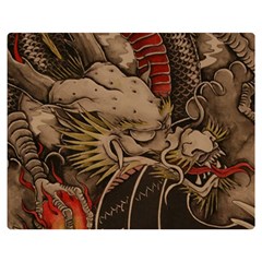 Chinese Dragon Double Sided Flano Blanket (medium)  by Amaryn4rt