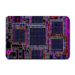 Technology Circuit Board Layout Pattern Small Doormat 