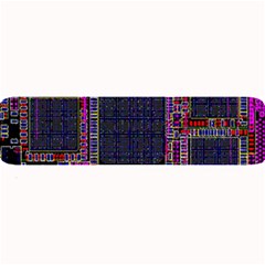 Technology Circuit Board Layout Pattern Large Bar Mats by Amaryn4rt