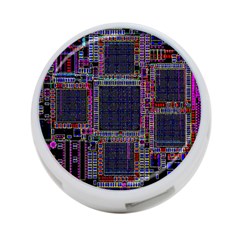 Technology Circuit Board Layout Pattern 4-port Usb Hub (one Side)