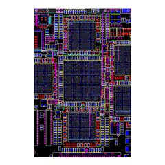 Technology Circuit Board Layout Pattern Shower Curtain 48  X 72  (small)  by Amaryn4rt