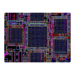 Technology Circuit Board Layout Pattern Double Sided Flano Blanket (mini)  by Amaryn4rt