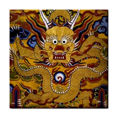 Chinese Dragon Pattern Tile Coasters by Amaryn4rt