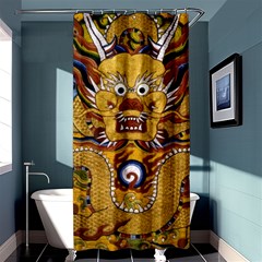 Chinese Dragon Pattern Shower Curtain 36  X 72  (stall) 