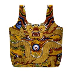 Chinese Dragon Pattern Full Print Recycle Bags (l) 