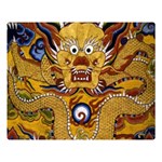 Chinese Dragon Pattern Double Sided Flano Blanket (Large)  80 x60  Blanket Front