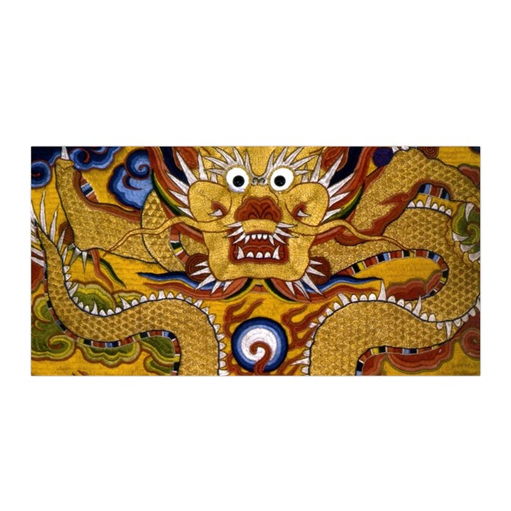 Chinese Dragon Pattern Satin Wrap