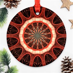 Circle Pattern Ornament (round) by Amaryn4rt