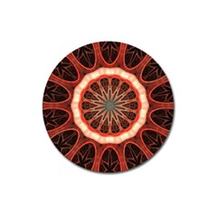 Circle Pattern Magnet 3  (round) by Amaryn4rt