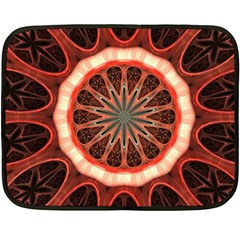 Circle Pattern Fleece Blanket (mini) by Amaryn4rt