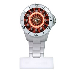 Circle Pattern Plastic Nurses Watch