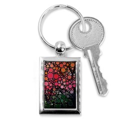 Circle Abstract Key Chains (rectangle) 