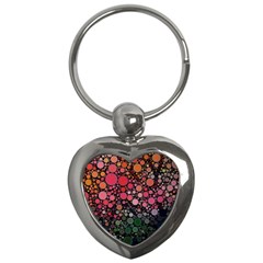 Circle Abstract Key Chains (heart)  by Amaryn4rt