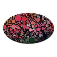 Circle Abstract Oval Magnet by Amaryn4rt