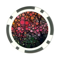 Circle Abstract Poker Chip Card Guard by Amaryn4rt