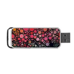 Circle Abstract Portable Usb Flash (one Side)