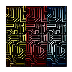 Circuit Board Seamless Patterns Set Tile Coasters by Amaryn4rt