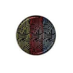 Circuit Board Seamless Patterns Set Hat Clip Ball Marker (10 Pack) by Amaryn4rt