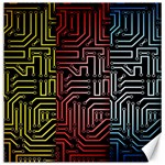 Circuit Board Seamless Patterns Set Canvas 16  x 16   15.2 x15.41  Canvas - 1