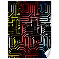 Circuit Board Seamless Patterns Set Canvas 36  X 48  