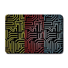 Circuit Board Seamless Patterns Set Small Doormat  by Amaryn4rt