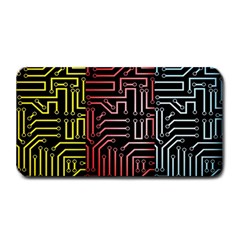 Circuit Board Seamless Patterns Set Medium Bar Mats by Amaryn4rt