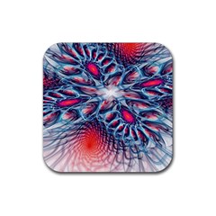 Creative Abstract Rubber Coaster (square)  by Amaryn4rt