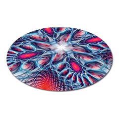 Creative Abstract Oval Magnet by Amaryn4rt