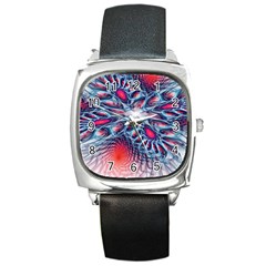 Creative Abstract Square Metal Watch