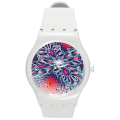 Creative Abstract Round Plastic Sport Watch (m)