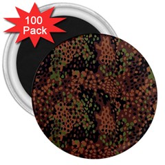 Digital Camouflage 3  Magnets (100 Pack)