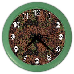 Digital Camouflage Color Wall Clocks by Amaryn4rt