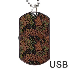 Digital Camouflage Dog Tag Usb Flash (one Side) by Amaryn4rt