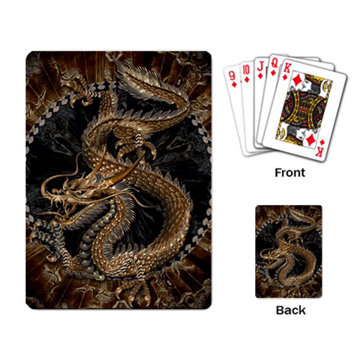 Dragon Pentagram Playing Card