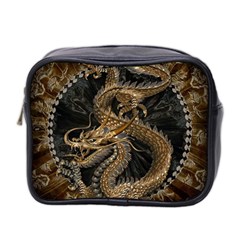 Dragon Pentagram Mini Toiletries Bag 2-side by Amaryn4rt