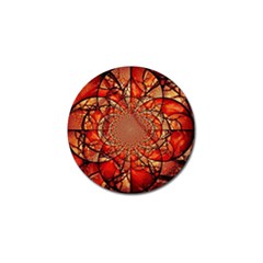 Dreamcatcher Stained Glass Golf Ball Marker by Amaryn4rt