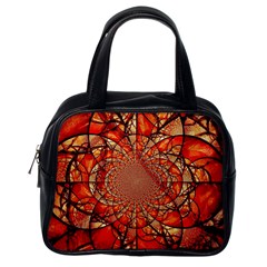 Dreamcatcher Stained Glass Classic Handbags (one Side) by Amaryn4rt