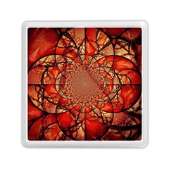 Dreamcatcher Stained Glass Memory Card Reader (square)  by Amaryn4rt